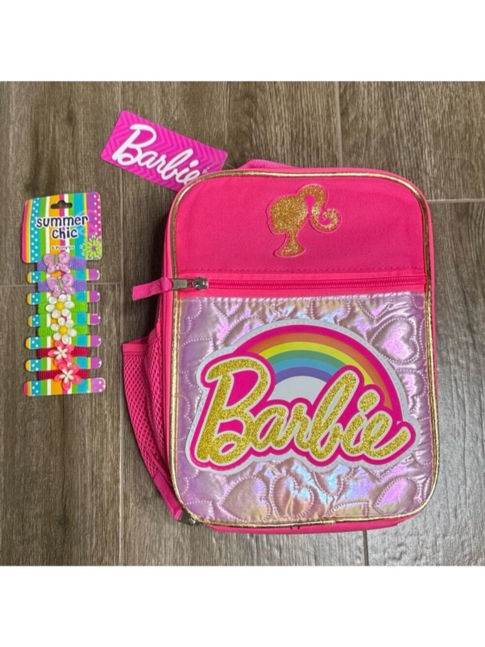 Mattel Barbie Pink Lunch Box Cooler New Girls Retro